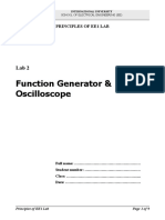 Lab 2 - Function Generator and Oscilloscope - Revised22Oct2010