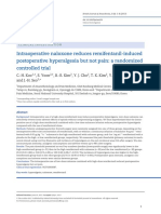 Intraoperative Naloxone Reduces Remifentanil-Induced Postoperative Hyperalgesia But Not Pain: A Randomized Controlled Trial