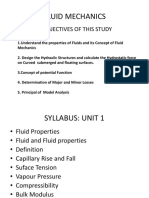 Fluid Mechanics: Objectives of This Study