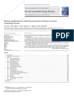 Biomass Gasification For Electricity Generation - Review of Current Technology Barriers