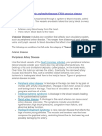 Circulatory System: Vascular Disease