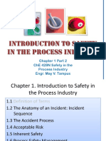 ChE 428N - 1 - Intro To Safety in The Process Industry 5-10-18