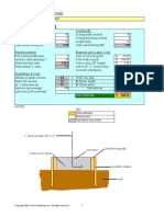 Estimate For Concrete Footings