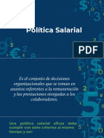 Politica Salarial