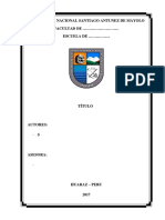 Informe Final de Proyecto de Tesis