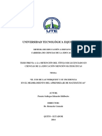 Tesis de Matematicas PDF