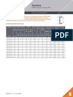 British Steel Universal Beams PFC Datasheet PDF