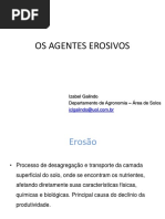 Aula 3 - Os Agentes Erosivos