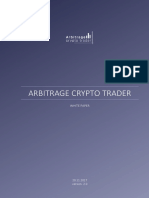 Arbitrage Crypto Trader: White Paper