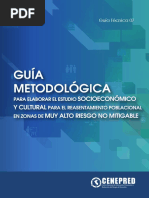 Guia Metodologica para Elaborar El Estudio Socioeconomico PDF