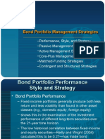 Bond Portfolio Management Strategies