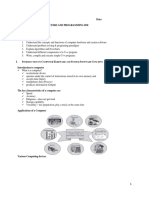 Lab No: 1 Date: Introduction To Computers and Programming Ide Objectives