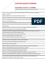 Criterios de Evaluación 5º Primaria