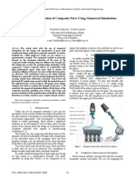 Design and Optimization of Composite Parts Using Numerical Simulations