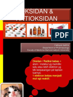 Oksidan & Antioksidan: Fathiyah Safithri Department of Pharmacology Faculty of Medicine Muhammadiyah University