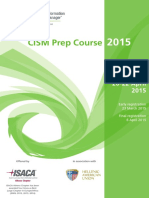 Cism Preparation Course 2015 PDF