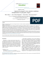 Comparison of Free Conjunctival Autograft Versus Amniotic Membrane Transplantation For Pterygium Surgery