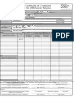 Bir Form 2307 Sample