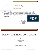 CEP-DESIGN OF BRIDGE COMPONENT by Vikas Dhawan