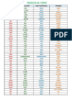 Present Simple Simple Past Past Participle Spanish