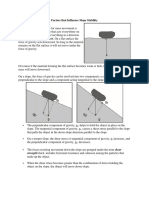 Factors That Influence Slope Stability