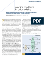 Consider Practical Conditions For Vacuum Unit Modeling