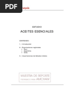 Estudio de Aceites Esenciales AMCHAM