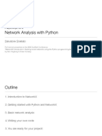 Networkx: Network Analysis With Python: Salvatore Scellato