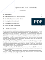 Clifford Algebras and Bott Periodicity: Dexter Chua