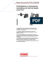 Control Adores y Trans Mi Sores Neumatico de Nivel de Liquido Trol Folleto PF34.2.2500, Abril 2001