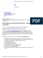 Implementación de Iso 9001 - 2015 - Pasos A Seguir - Calidad y Gestion