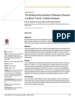 The Relationship Between Parkinson Disease and Brain Tumor: A Meta-Analysis