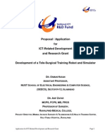 TR&D Proposal TeleSurgical Robot Simulator