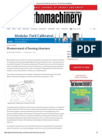 Measurement of Bearing Clearance - Turbomachinery Magazine