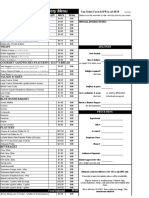 Food Order Form I