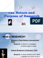 Chapter 1 Nature and Purpose of Research