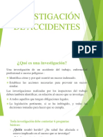 Diapositivas Investigacion de Accidentes