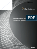 Microsoft Sharepoint 2010 It Professional Evaluation Guide