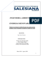 Aprovechamiento Energético de Los Purines de Cerdo, y Su Aplicación