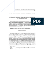 Geometrical Modeling of Rotary Milling Operation of Crankshaft Pins