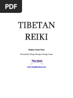 Tibetan Reiki Manual