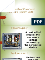 Assembling & Disassembling of System Unit