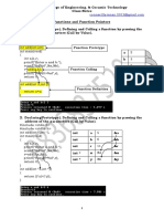 Functions and Function Pointers C 2017 ClassNote