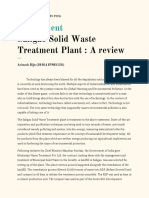 Essay (Saligao Waste Treatment Project)