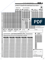 LSAT Answer Sheet