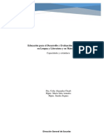 Educación para El Desarrollo y Evaluación de Capacidades en Lengua y Literatura y Matemática