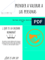 Aprender A Valorar A Las Personas