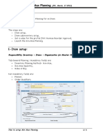 How To Setup Min-Max Planning Oracle