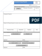 Document Change Request: To Be Filled by Requester (Attached Copy If Required)