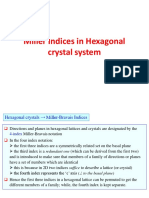 Miller Indices in Hexagonal Crystal System 